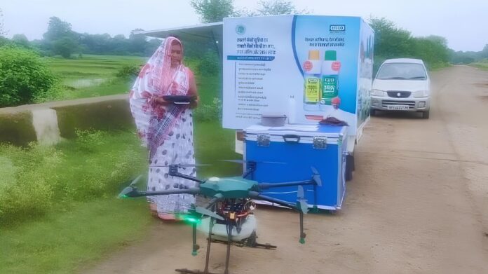रायसेन जिले के सिलवानी की वंदना केवट 'ड्रोन दीदी