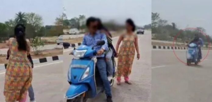 मध्यप्रदेश:- माशूका के साथ लॉन्ग ड्राइव पर मास्टर जी, पत्नी ने बीच सड़क पर कर दी कुटाई