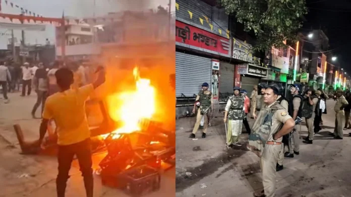 बहराइच में हिंसक झड़प के बाद तनाव: लोग सड़कों पर उतरे