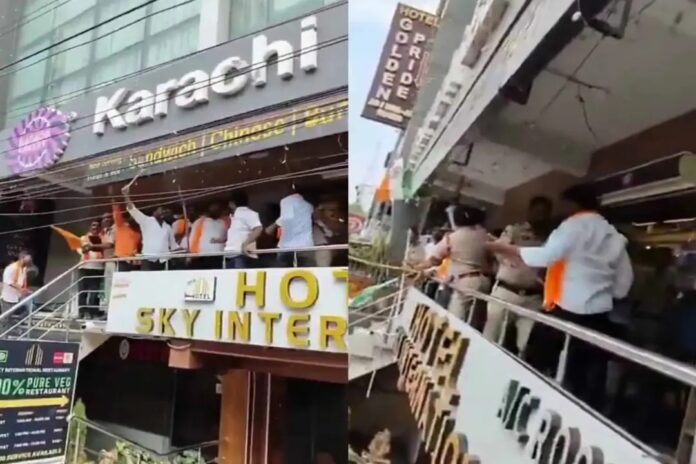 हैदराबाद में 'कराची बेकरी' पर हमला, भीड़ ने नाम बदलने की मांग की