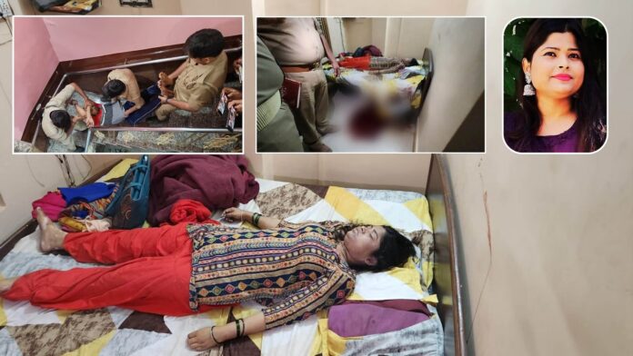 बलिया में पारिवारिक विवाद बना खूनी खेल, पत्नी की हत्या कर पति ने की खुदकुशी की कोशिश