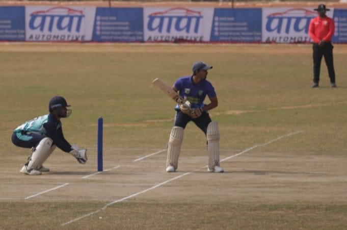 सीधी इलेवन ने रांची को 50 रनों से हराया, हर्षवर्धन सिंह बने मैन ऑफ द मैच